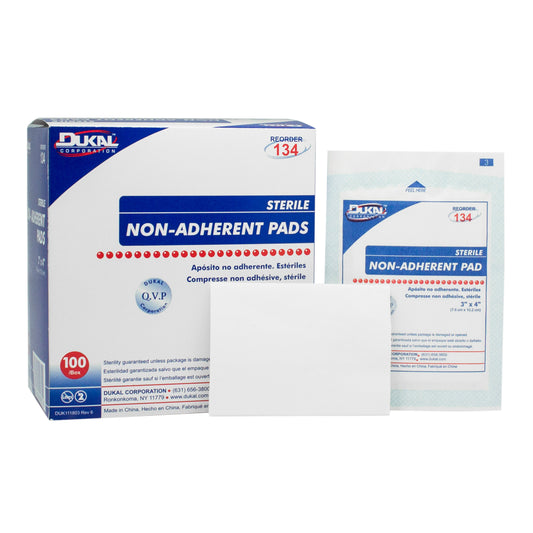 Sterile, Non-Adherent Pad, 3" x 4", 1's