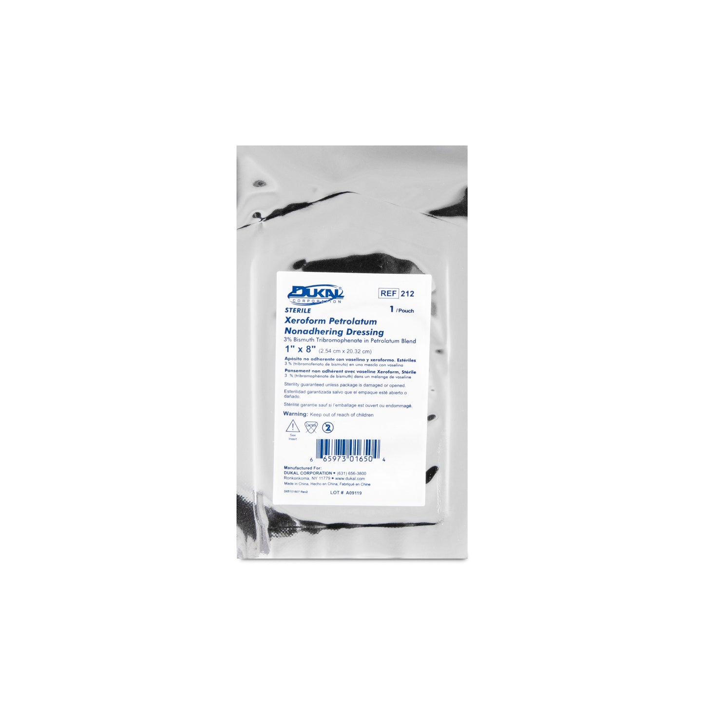 Dukal - Xeroform Dressing, 1" x 8"