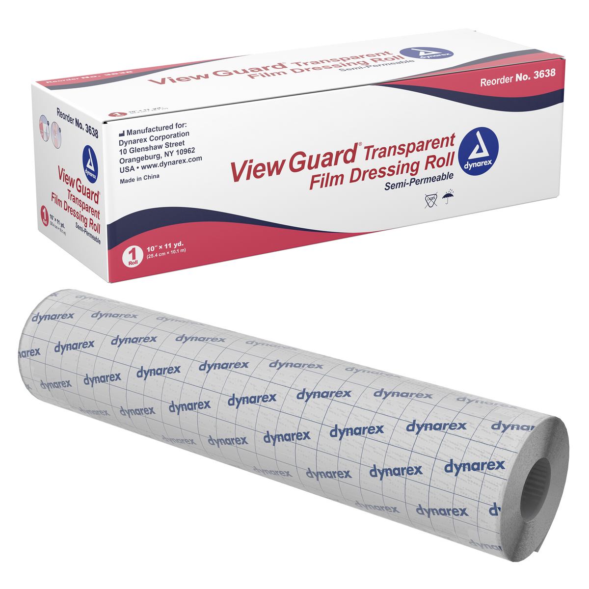 View Guard Transparent Dressing Rolls NonSterile GoBioMed