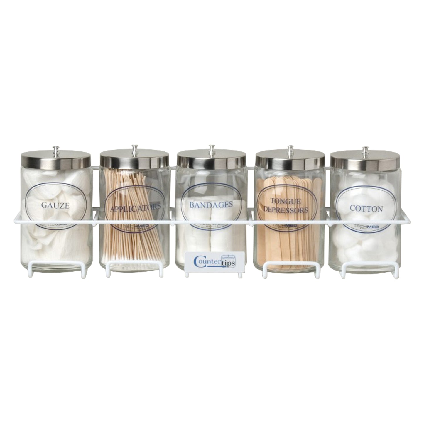 Tech-Med - CounterTips 5 Dressing Jar Rack