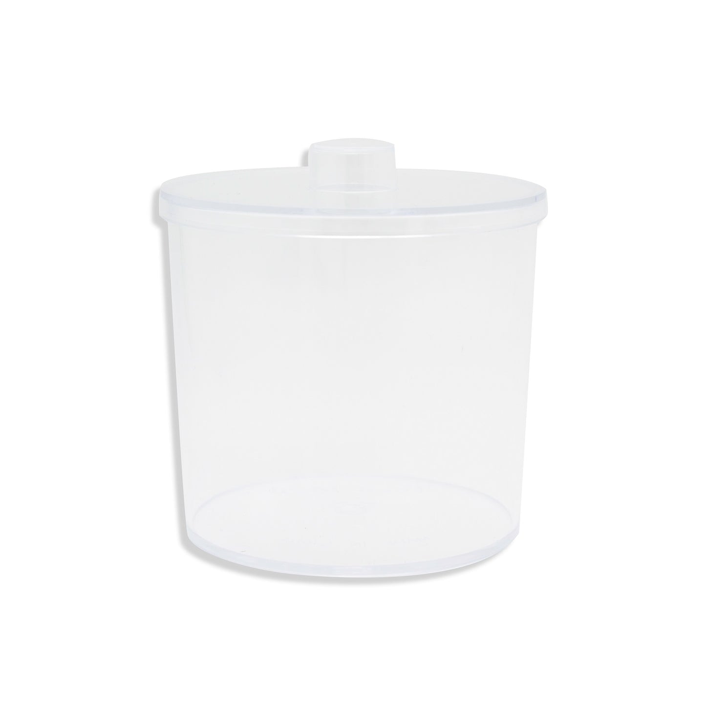 Plastic Dressing Jar 4" x 4", Clear