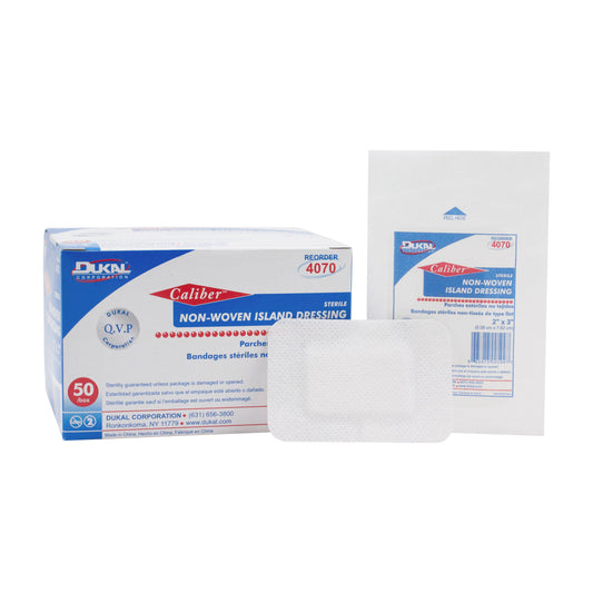 Dukal - Sterile Non-Woven Island Dressing 2" x 3"