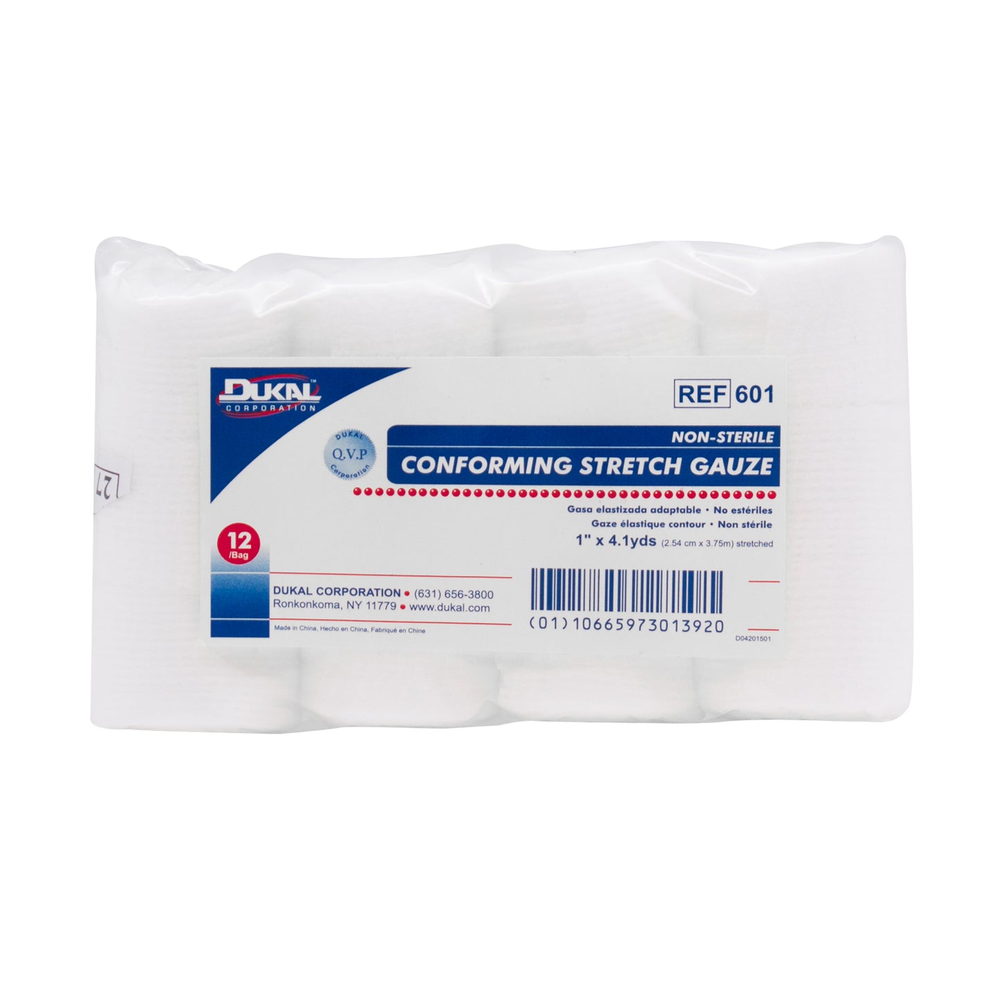 Non-Sterile, Conforming Gauze, 1" x 4.1yds