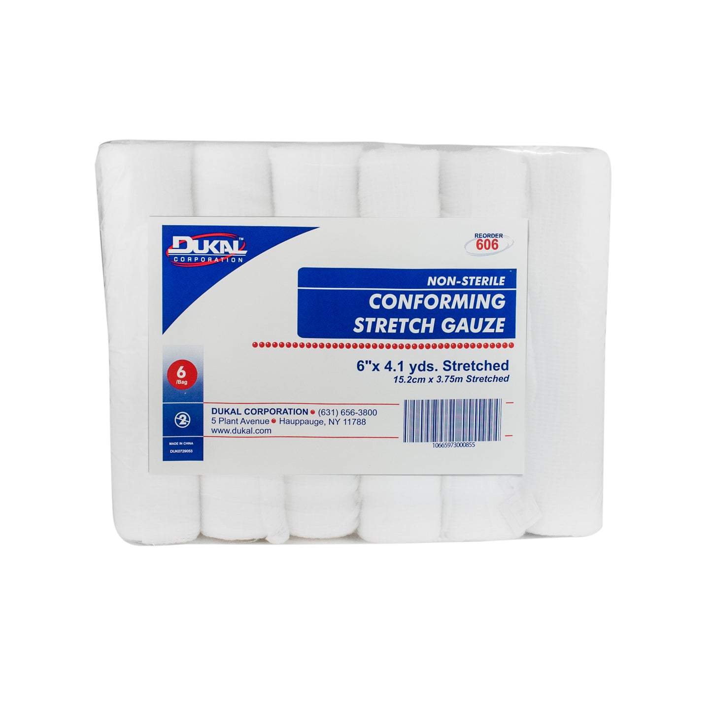 Non-Sterile, Conforming Gauze, 6" x 4.1yds
