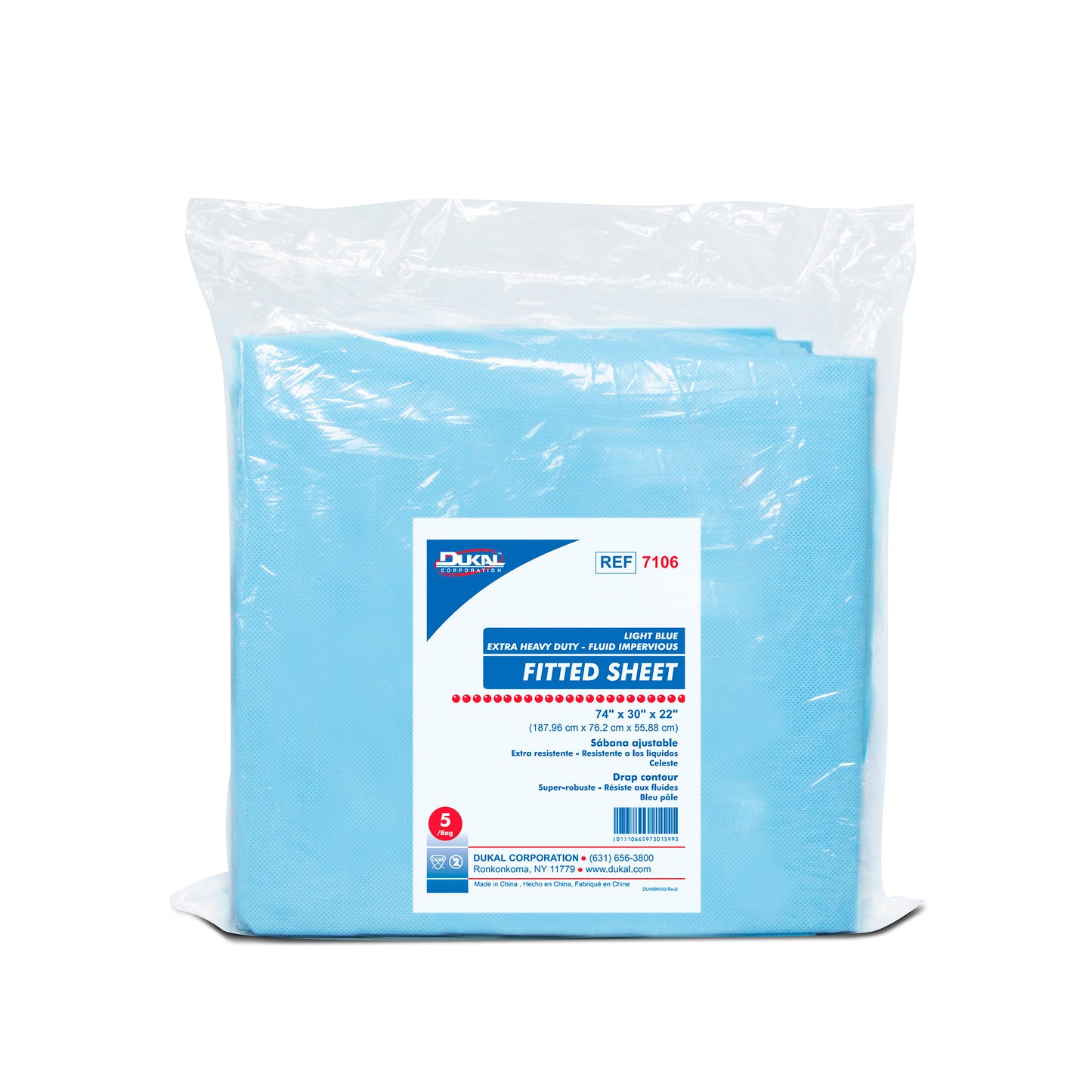Fitted Sheet, Extra Heavy Duty, Fluid Resistant