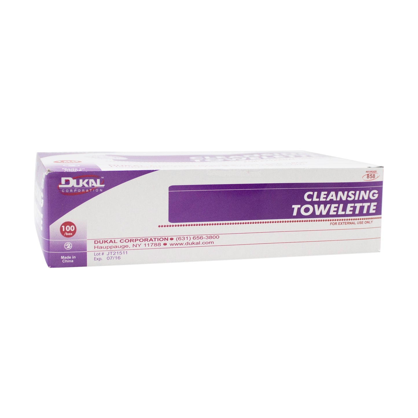 Dukal - Cleansing Towelette, 5" x 8"