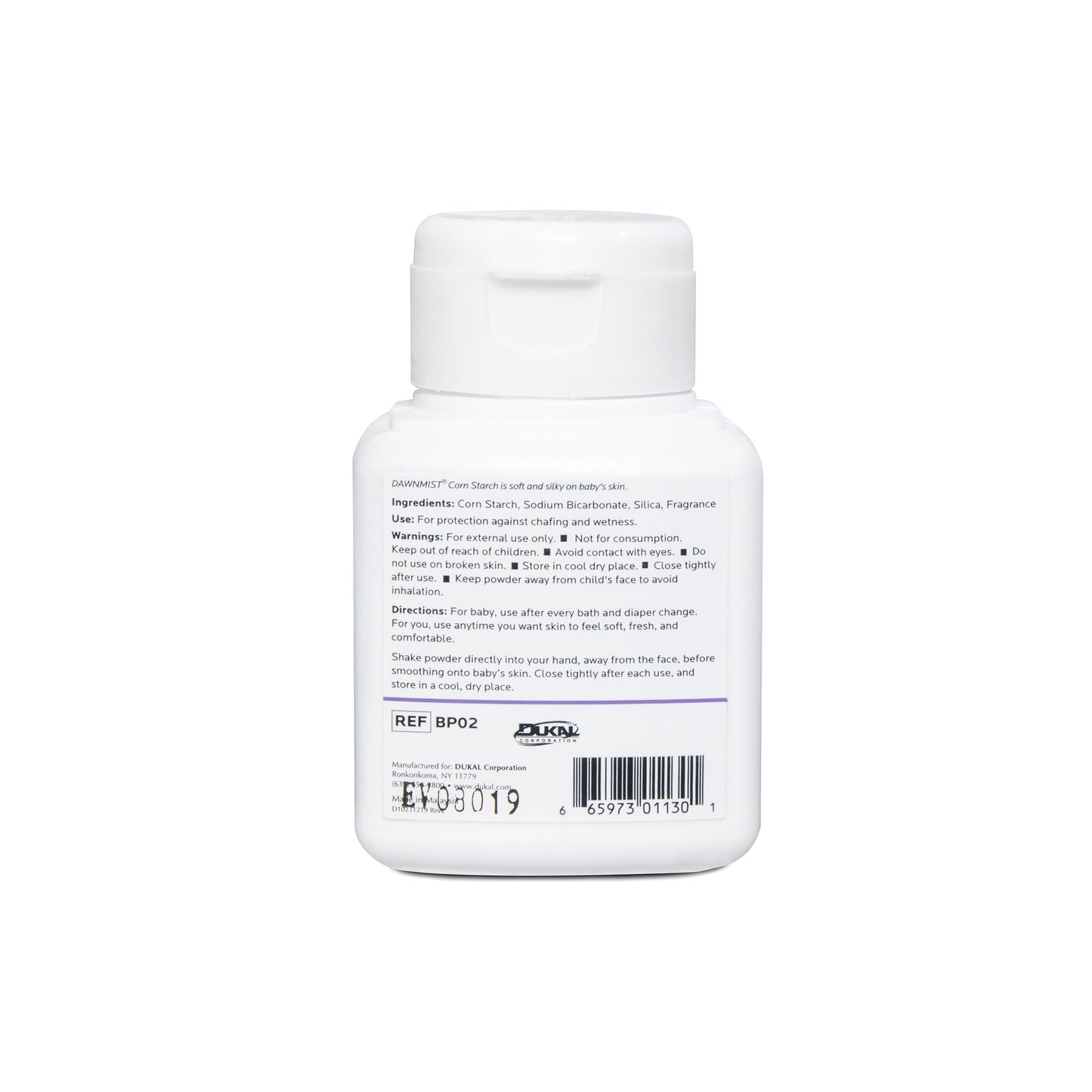 DawnMist® Baby Powder, Corn Starch 2 oz