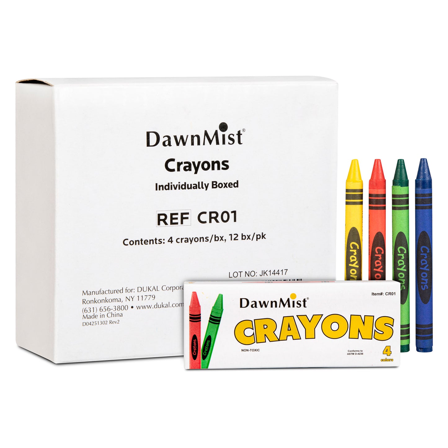 Dawn Mist - Crayons - 4 Crayon Coloring Set