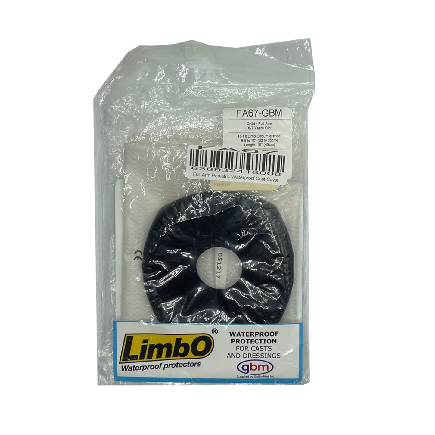LimbO - Children's Full Arm Waterproof Cast Cover