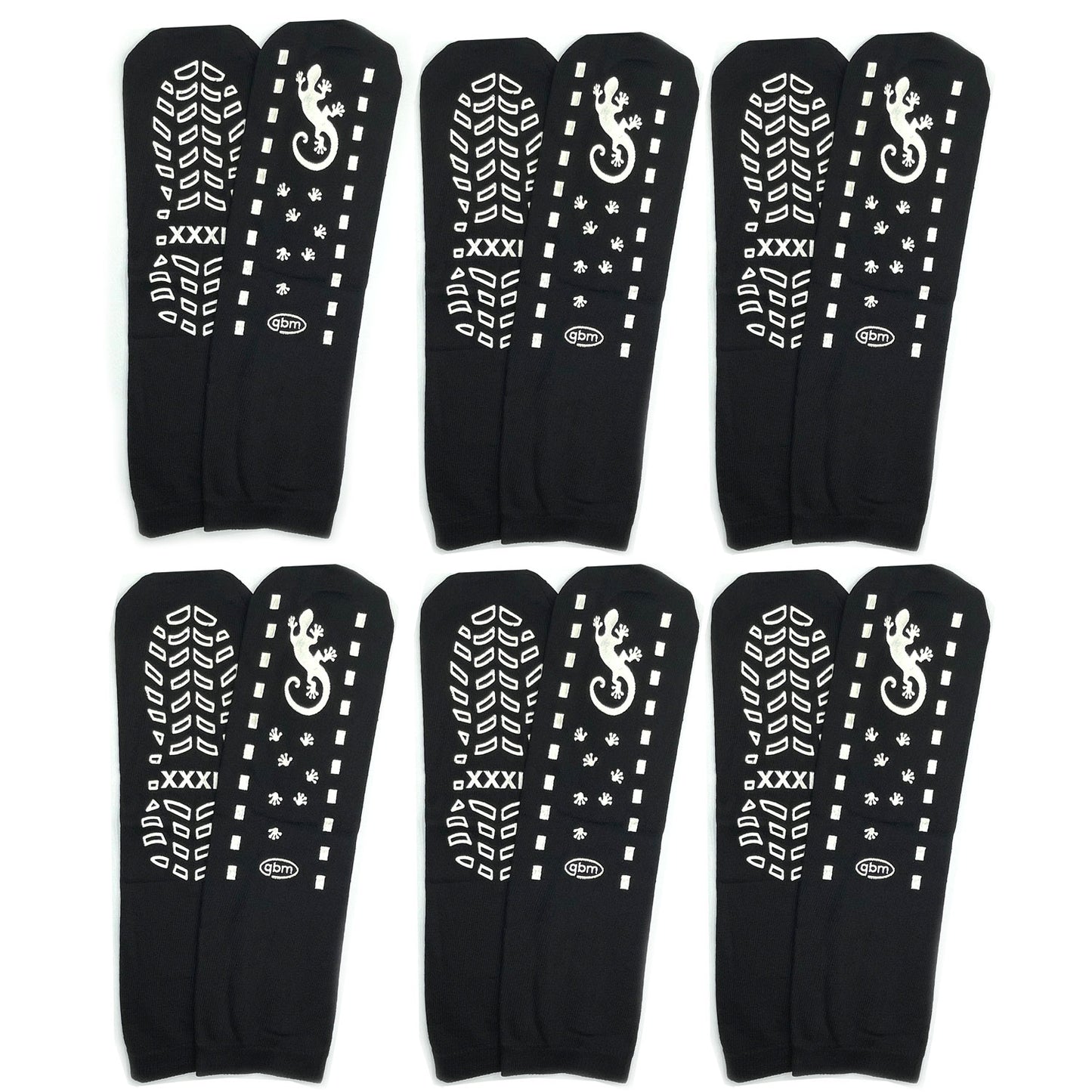 GBM Geckos - Plush Double Tread Non-Slip Safety Socks