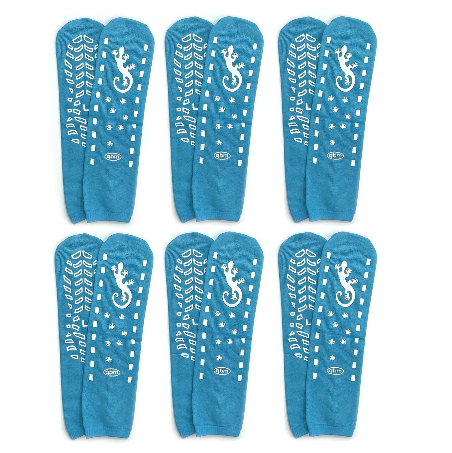 GBM Geckos - Plush Double Tread Non-Slip Safety Socks