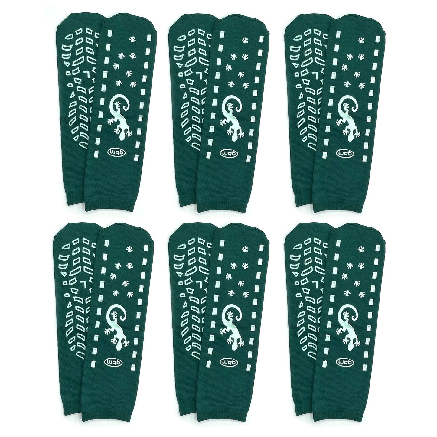 GBM Geckos - Plush Double Tread Non-Slip Safety Socks
