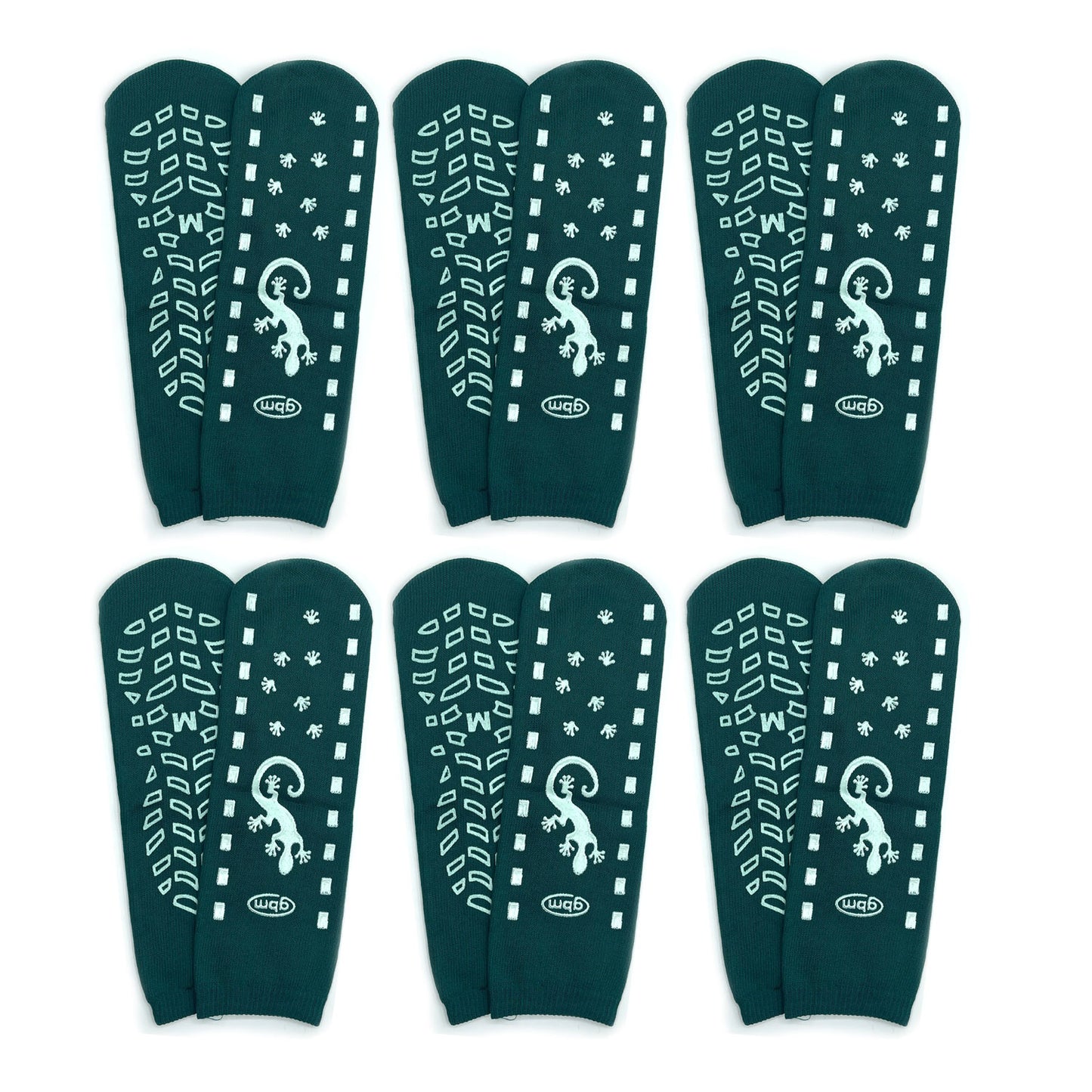 GBM Geckos - Plush Double Tread Non-Slip Safety Socks