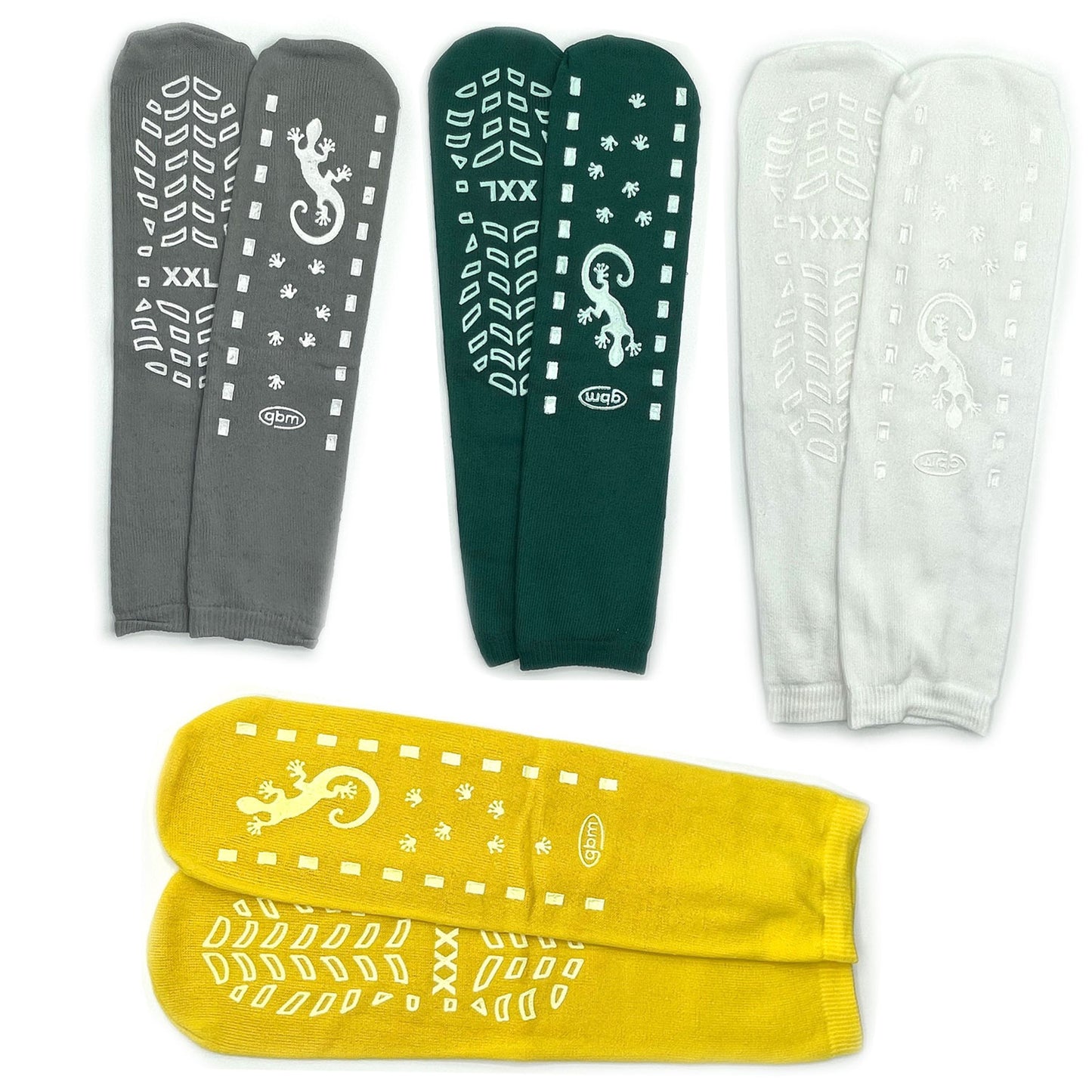 GBM Geckos - Plush Double Tread Non-Slip Safety Socks