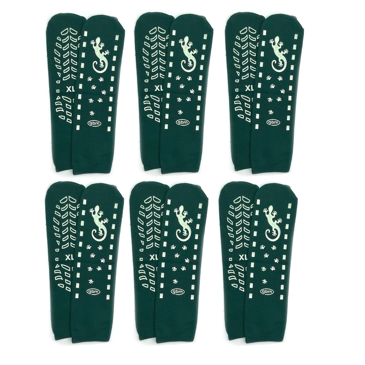 GBM Geckos - Plush Double Tread Non-Slip Safety Socks