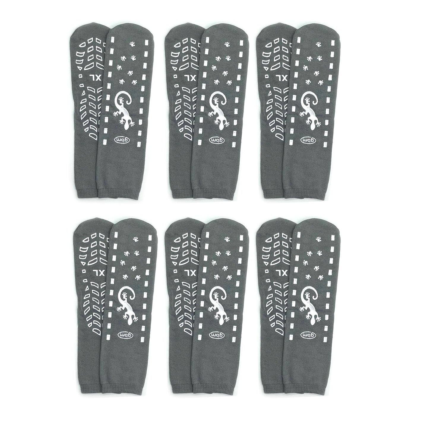 GBM Geckos - Plush Double Tread Non-Slip Safety Socks