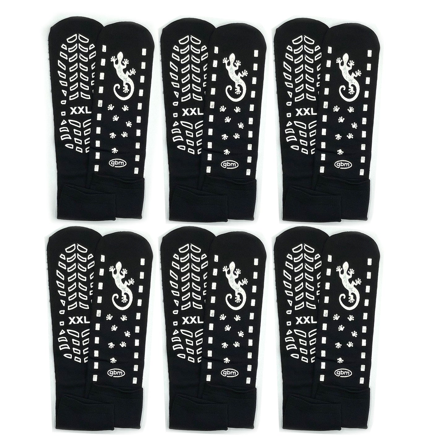 GBM Geckos - Plush Double Tread Non-Slip Safety Socks