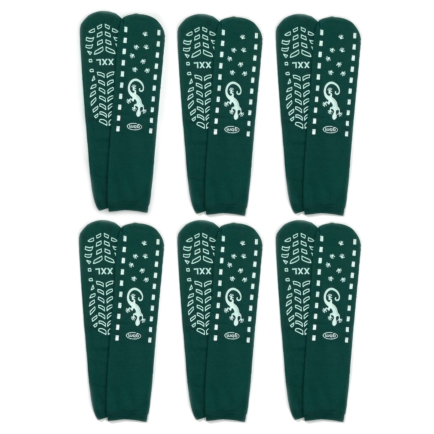 GBM Geckos - Plush Double Tread Non-Slip Safety Socks