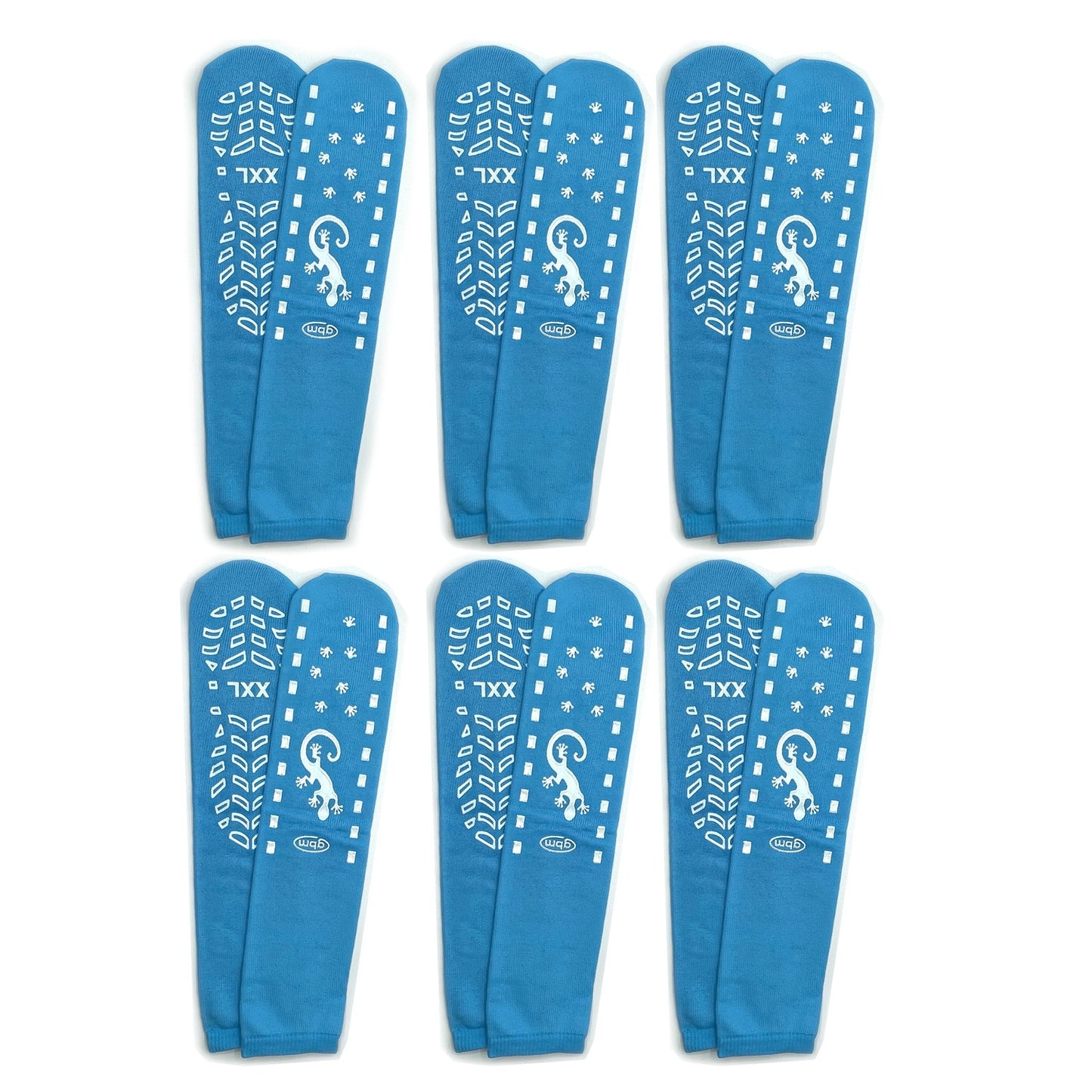GBM Geckos - Plush Double Tread Non-Slip Safety Socks
