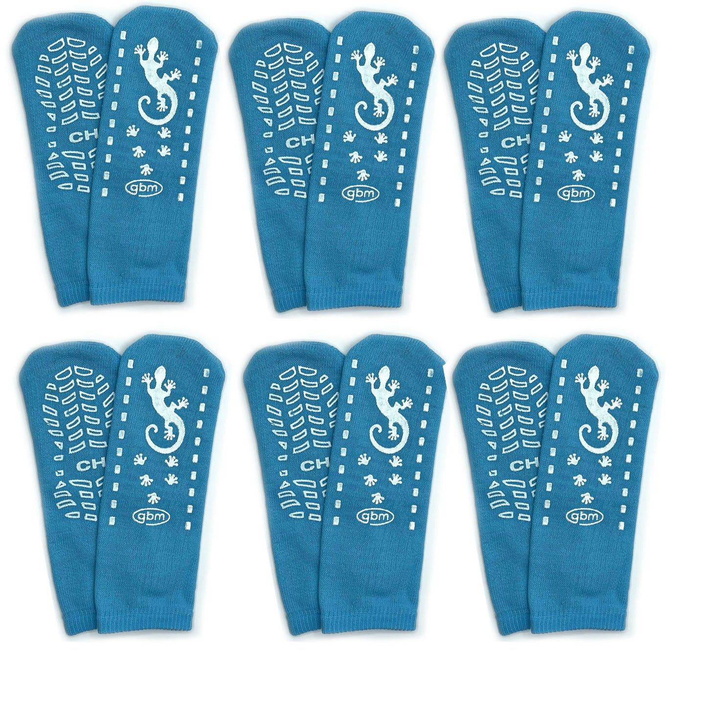 GBM Geckos - Plush Double Tread Non-Slip Safety Socks