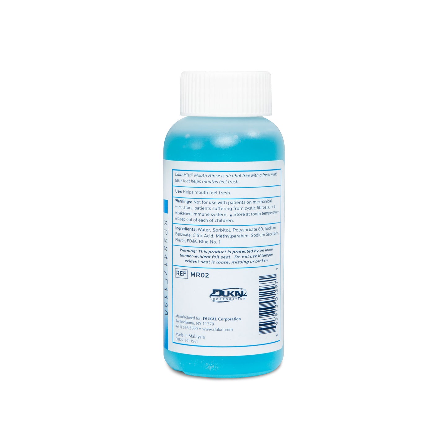 DawnMist® Mouth Rinse, Alcohol Free - 2 oz bottle w/ twist cap