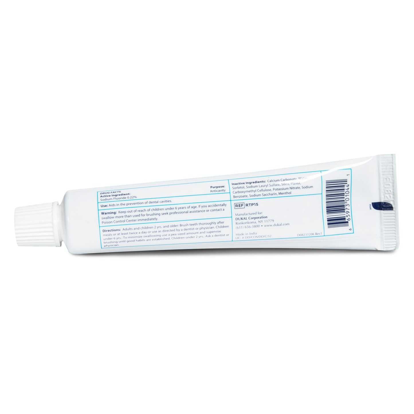 DawnMist® Toothpaste, 1.5 oz. Laminated Tube