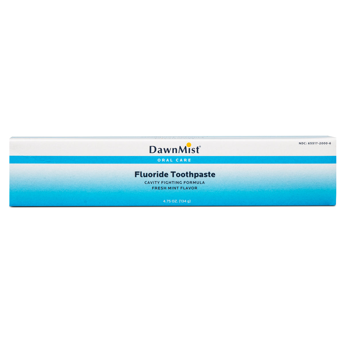 DawnMist® Toothpaste, 4.75 oz. Laminated Tube, Boxed GoBioMed