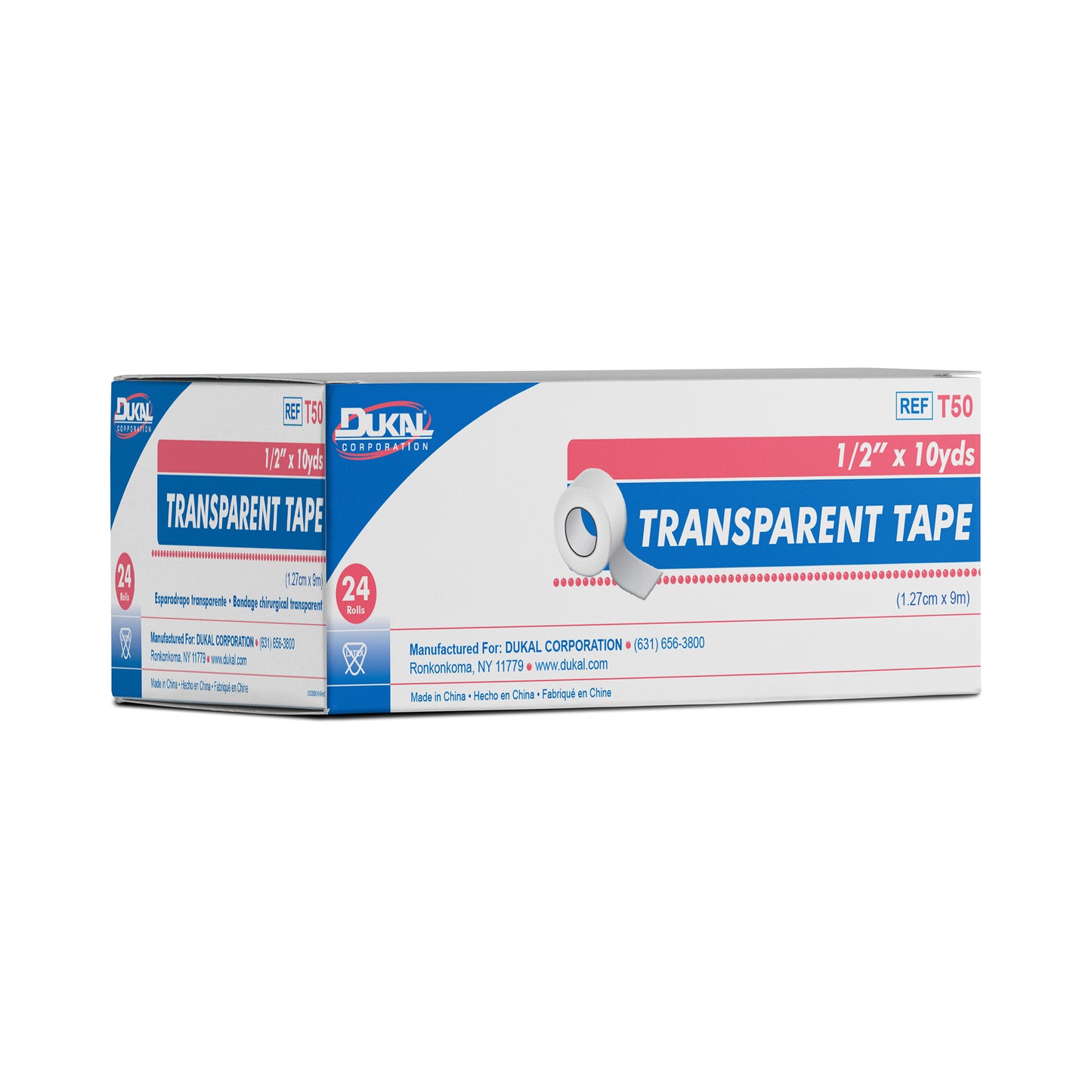 Transparent Tape, 1/2" x 10yds