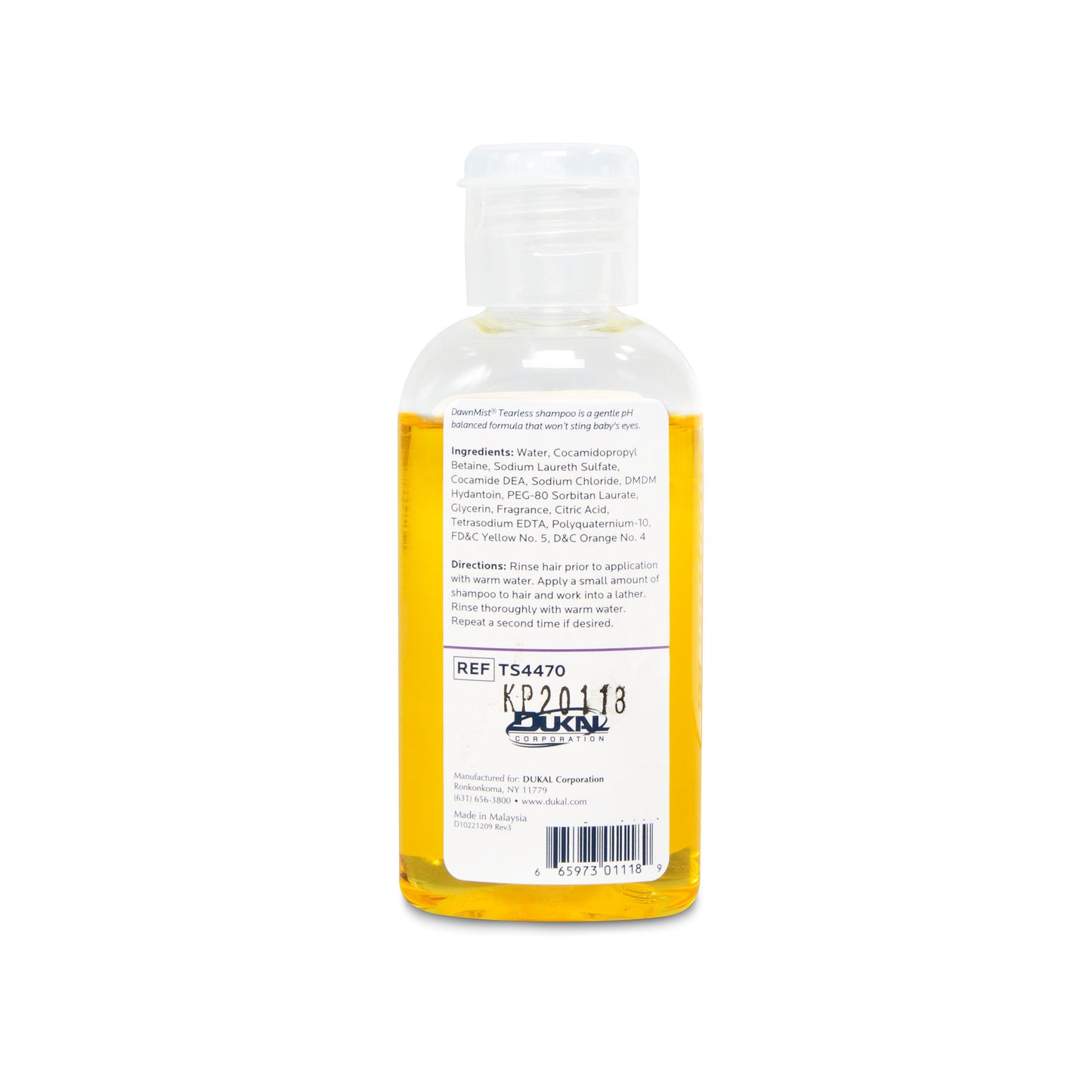 DawnMist® Shampoo, Tearless, Baby - 2 oz bottle w/ dispensing cap