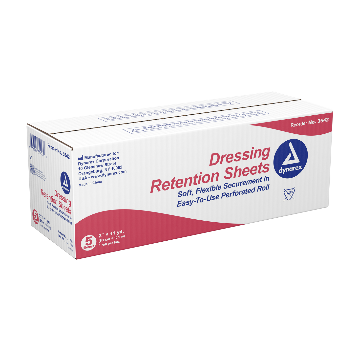 Dynarex - Dressing Retention Sheet, 11 yds, 5/case