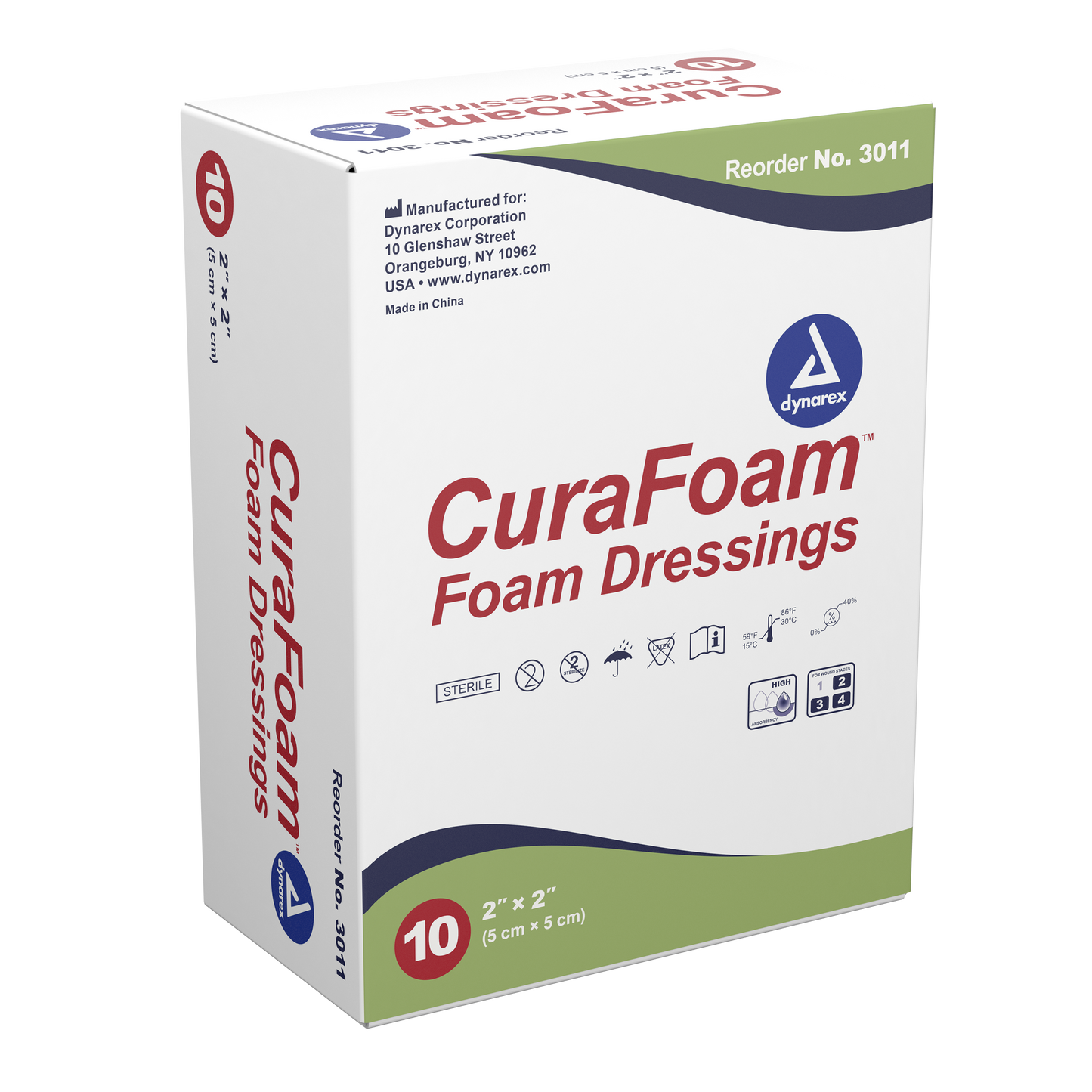 Dynarex - CuraFoam Foam Dressing