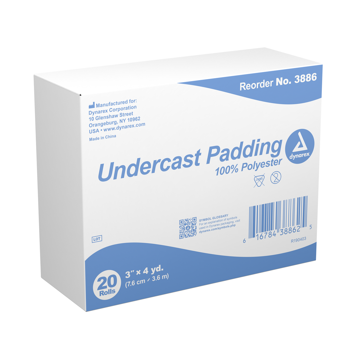 Dynarex - Undercast Padding, 4yds Length