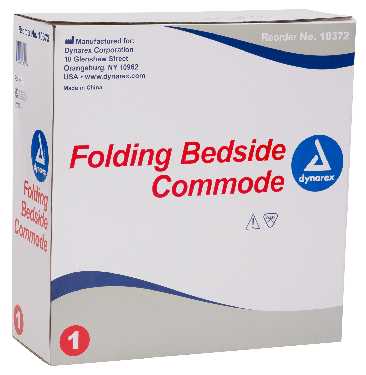 Dynarex - Folding Bedside Commode