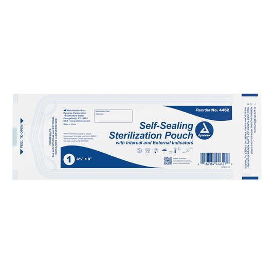 Dynarex - Sterilization Pouches 3.5" x 9"