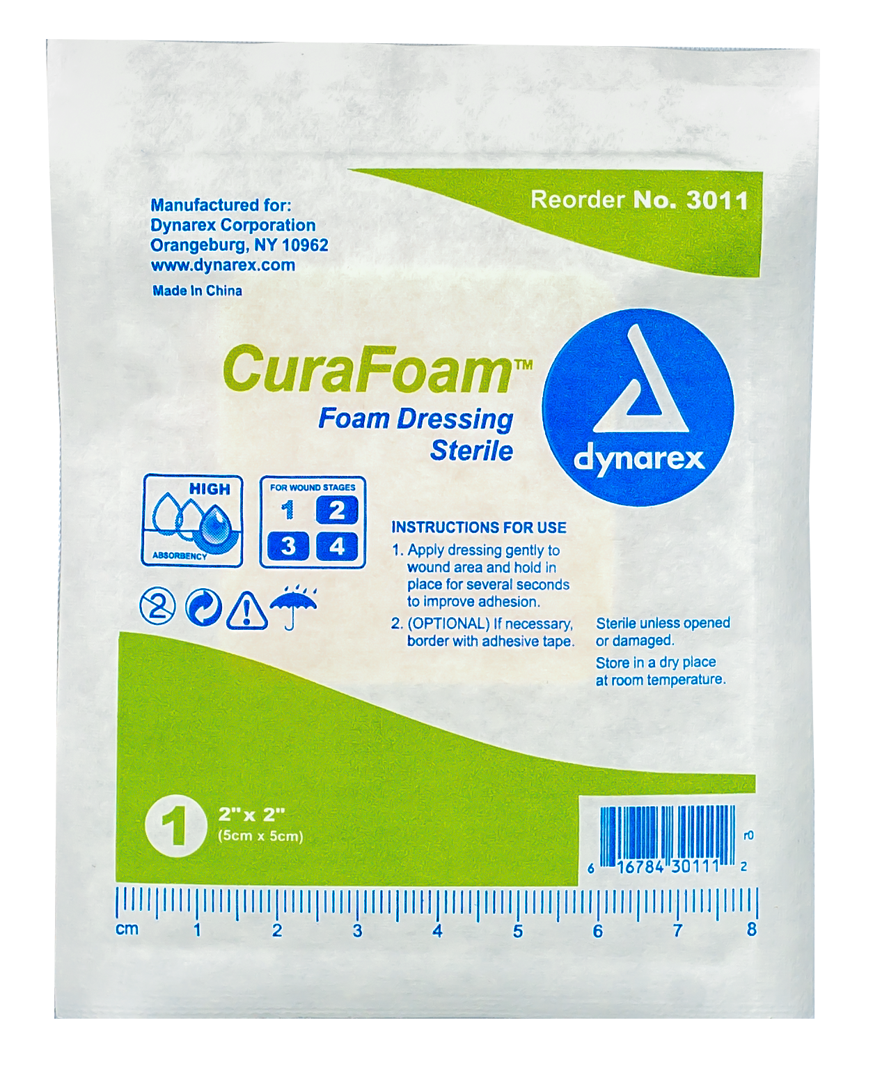 Dynarex - CuraFoam Foam Dressing