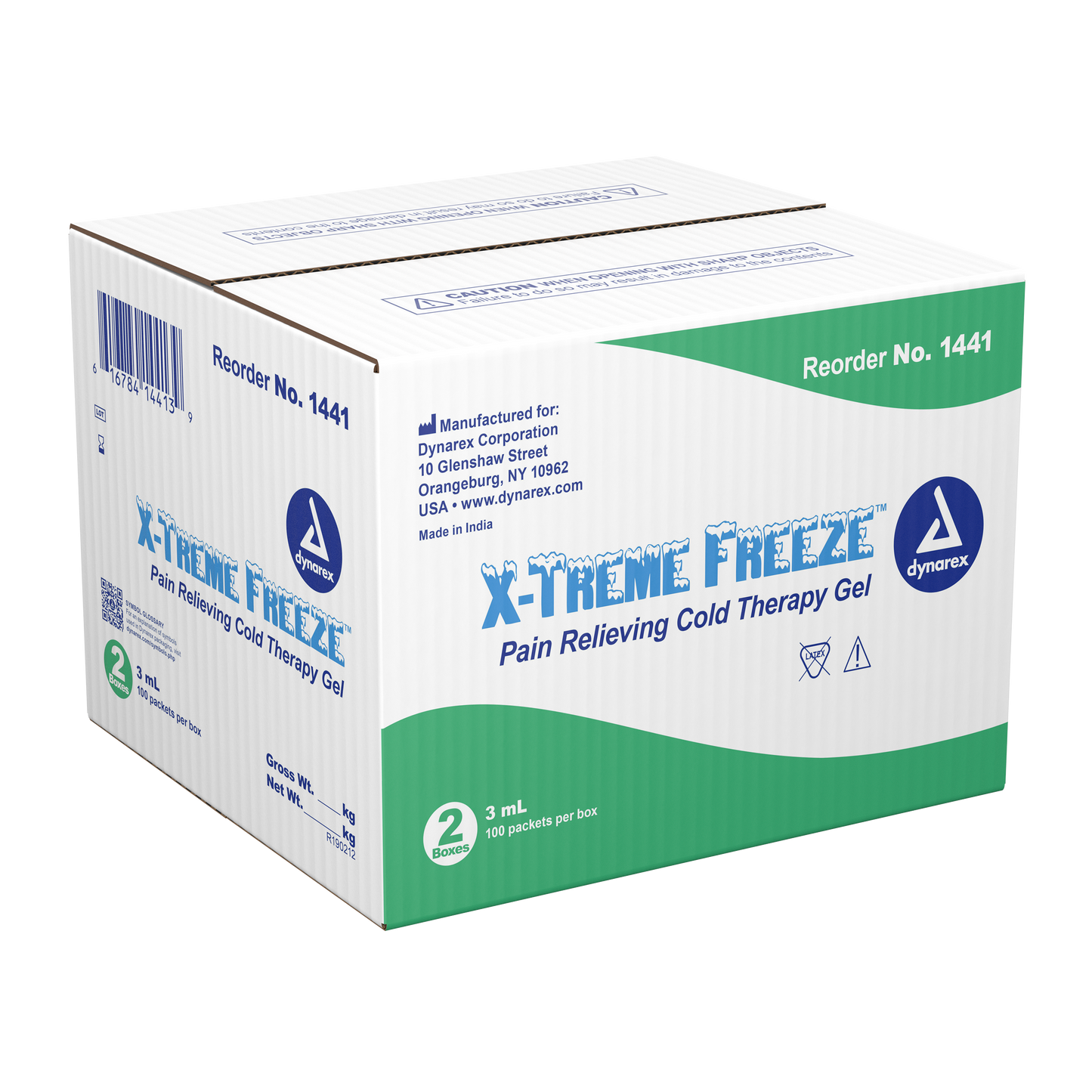 Dynarex - X-Treme Freeze Pain Relieving Cold Therapy Gel 3mL Packet
