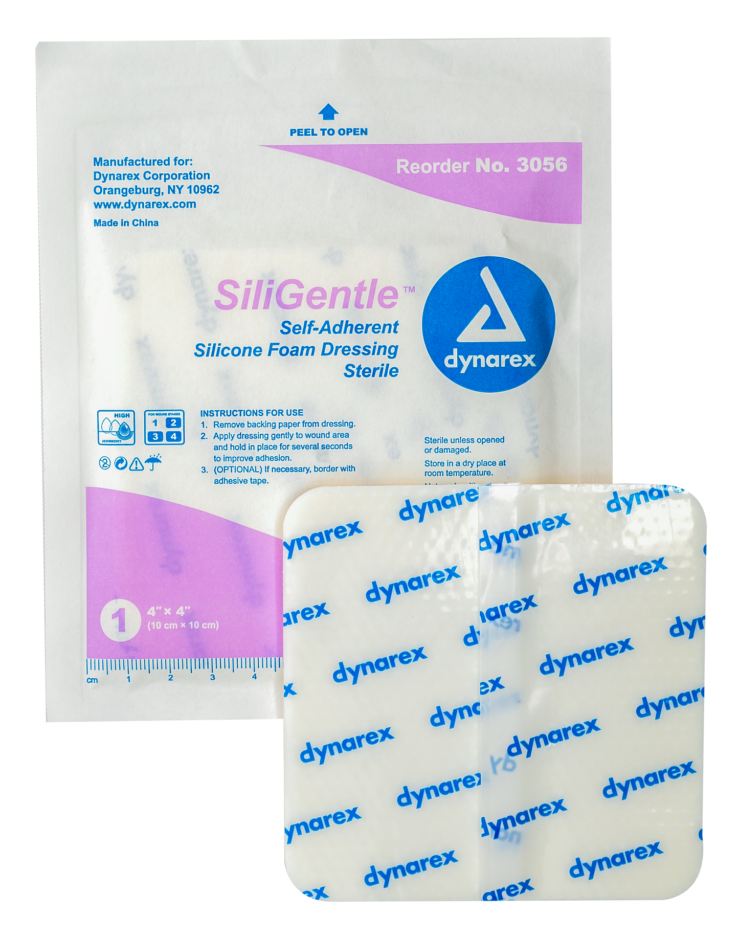 SiliGentle Non-Adhesive Silicone Foam Dressings