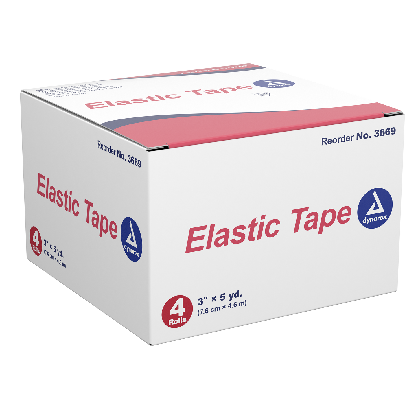 Dynarex - Elastic Tape, 3" x 5 yds