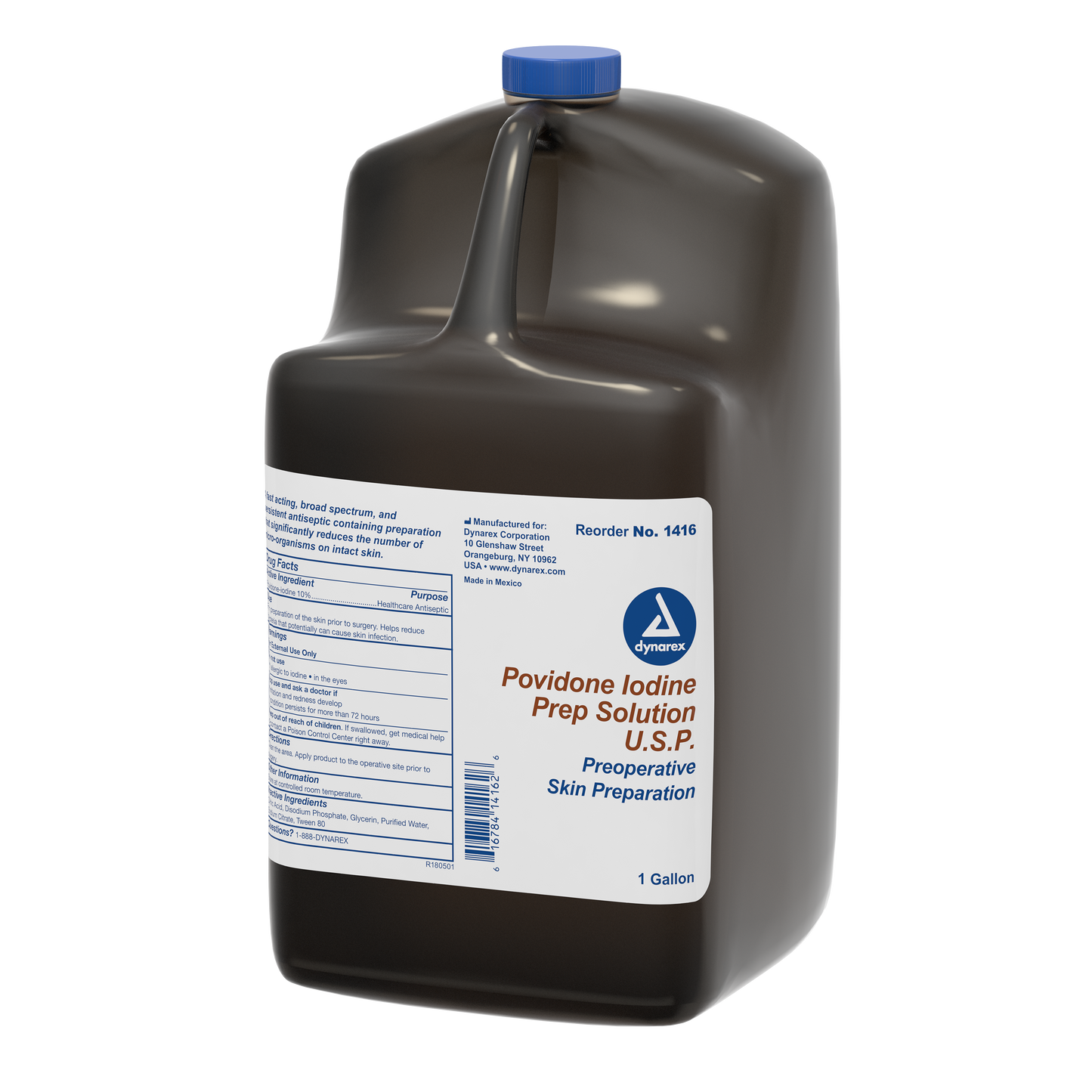 Dynarex - Povidone-Iodine Prep Solution - 1 Gallon