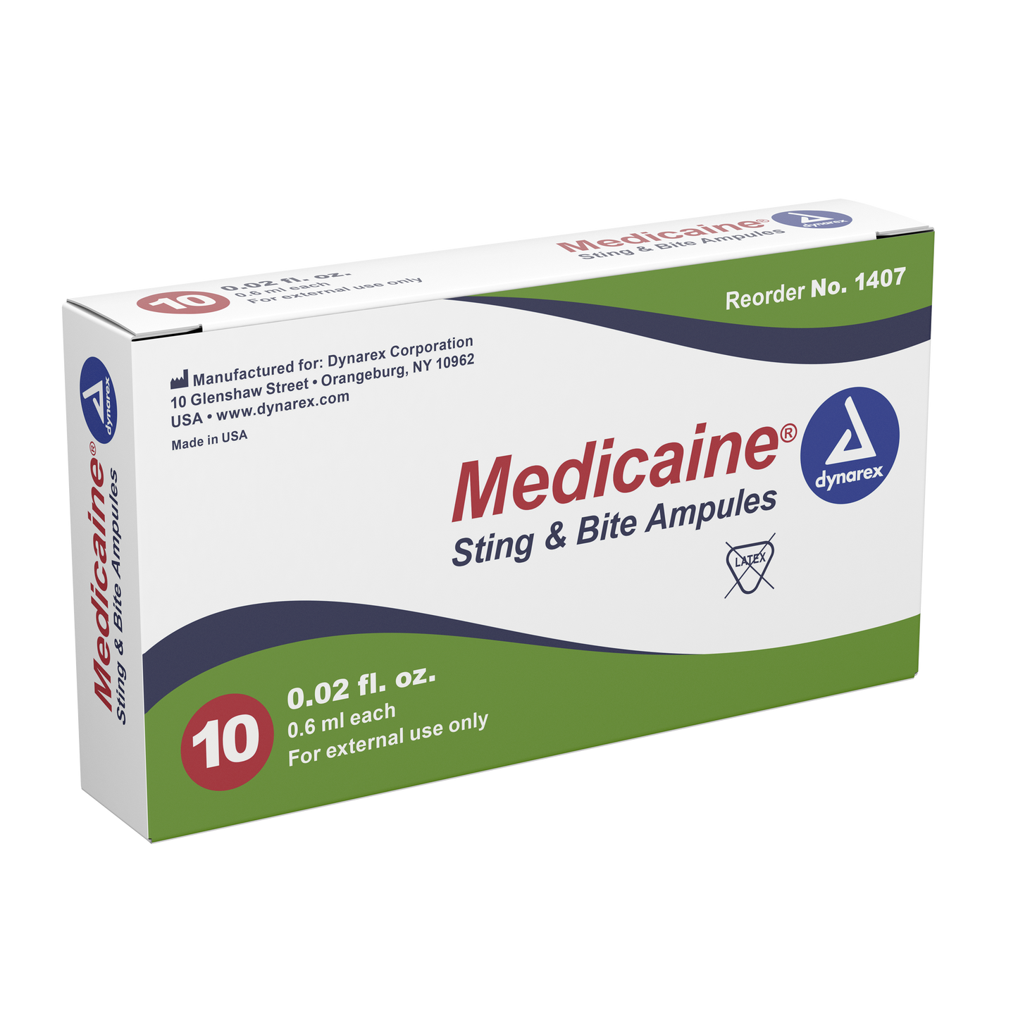 Dynarex - Medicaine Insect Bite (Ampule) 0.6cc, 10/box