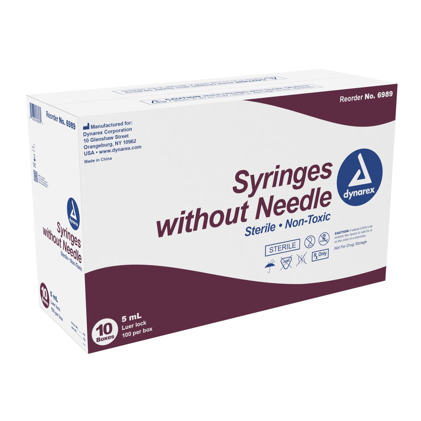Dynarex - Syringe - Luer Lock 5cc
