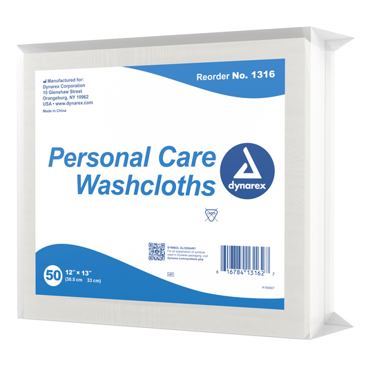 Dynarex - Personal Care Washcloth 12" x 13"