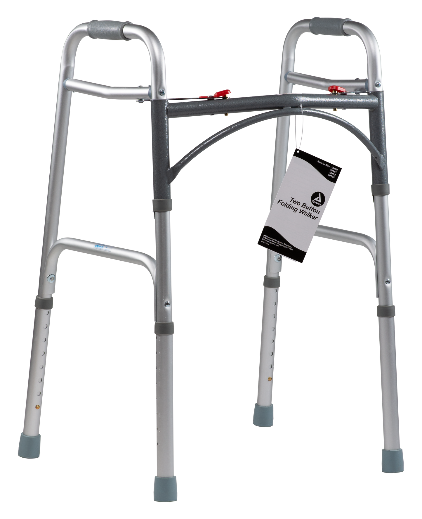 Dynarex -Adult Two Button Folding Walker
