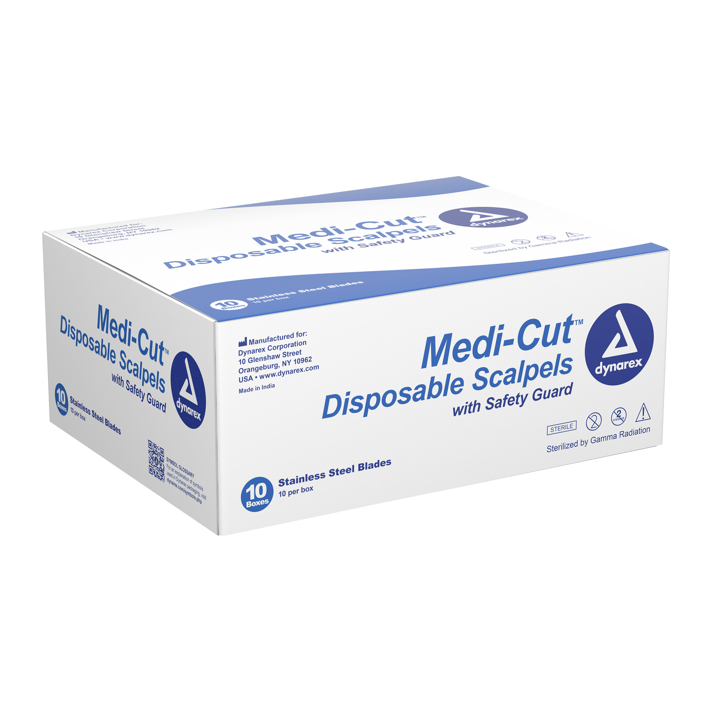 Dynarex - Sterile Medicut Scalpels Disposable, 10/box