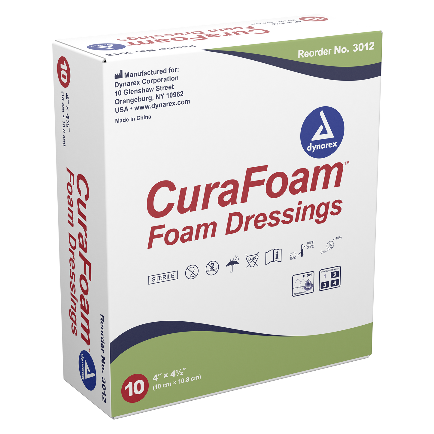 Dynarex - CuraFoam Foam Dressing