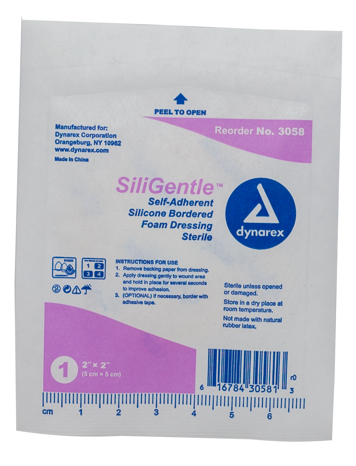 SiliGentle Silicone Bordered Foam Dressings