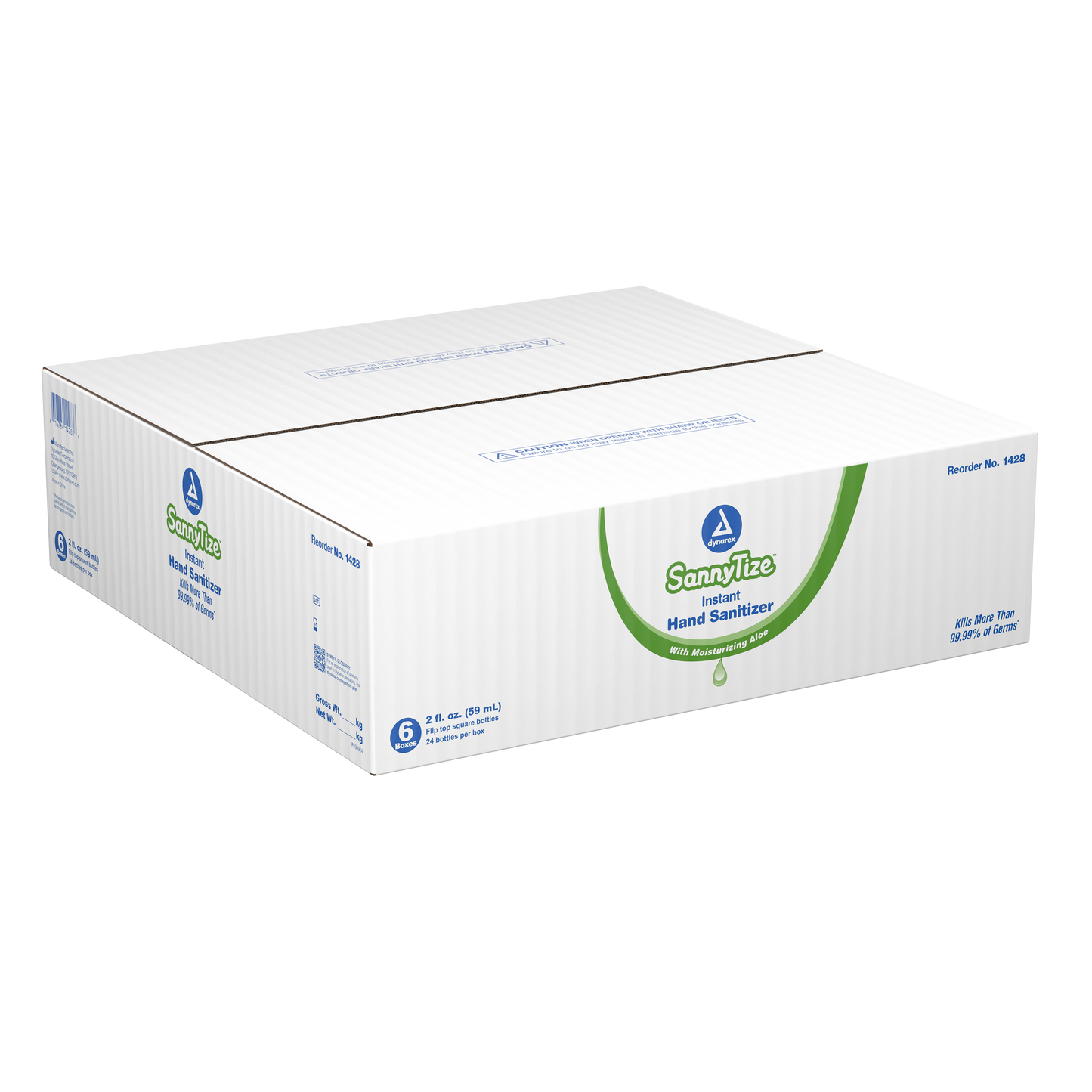 Sannytize Instant Hand Sanitizer 2 oz - square bottle