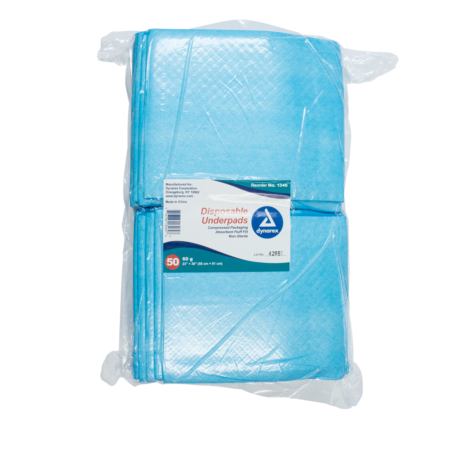 Dynarex - Disposable Underpads, 23 x 36 (60 g)