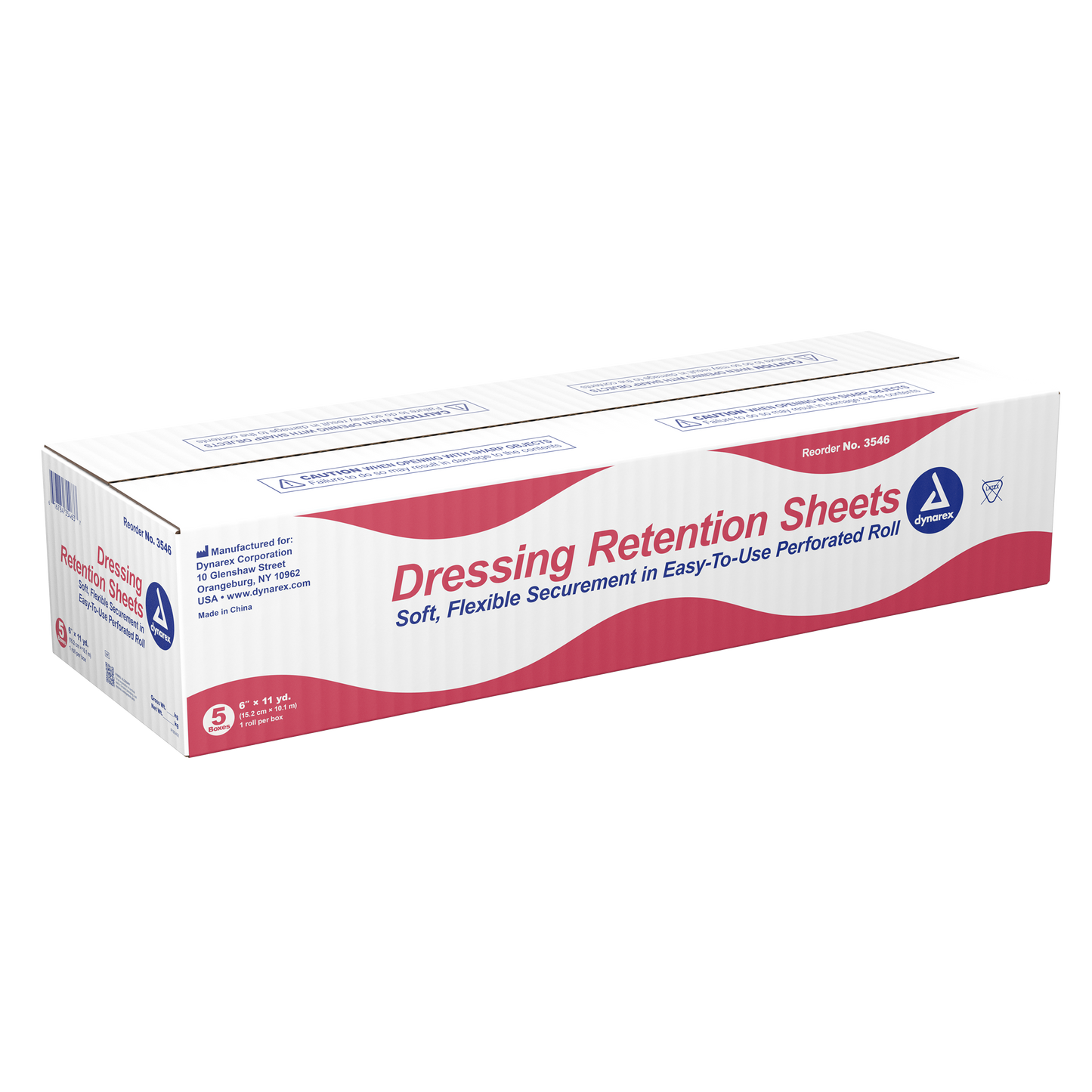 Dynarex - Dressing Retention Sheet, 11 yds, 5/case