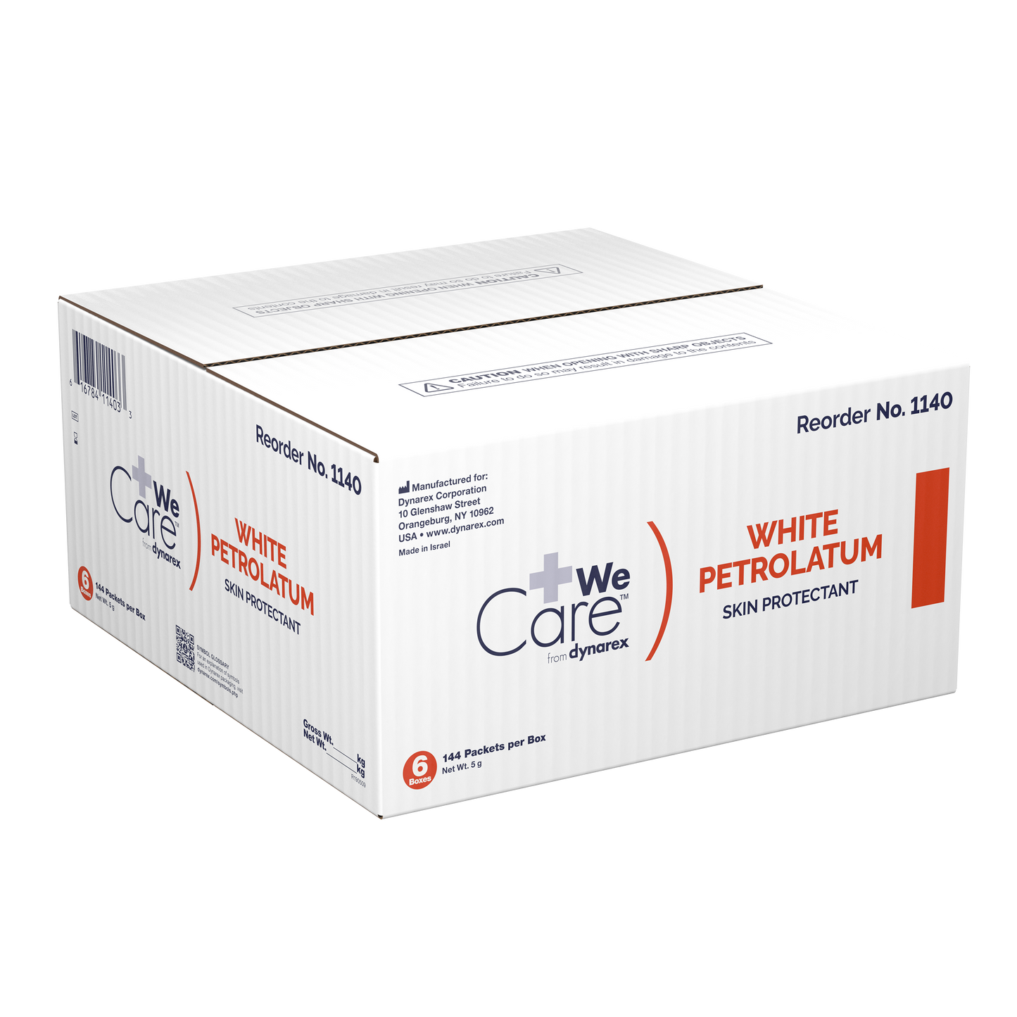 Dynarex - White Petrolatum 5g foil packs